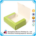 Caixa de empacotamento cerâmica personalizada do Macaron do cartão extravagante da janela por atacado